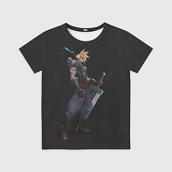 Футболка детская Клауд с мечом, цвет: 3D-принт