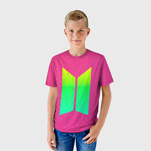 Детская футболка БТС - Графика / 3D-принт – фото 3