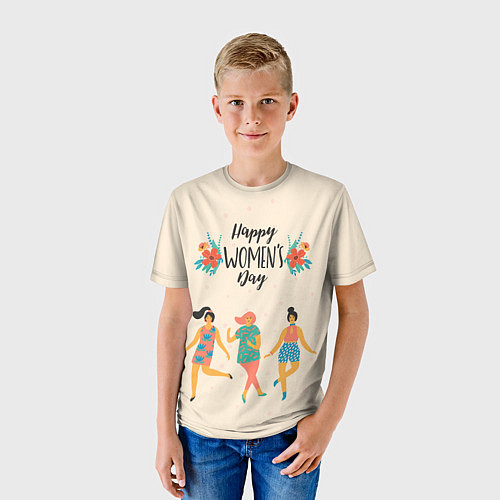 Детская футболка Девчата / 3D-принт – фото 3