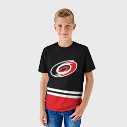 Футболка детская Carolina Hurricanes , Каролина Харрикейнз, цвет: 3D-принт — фото 2