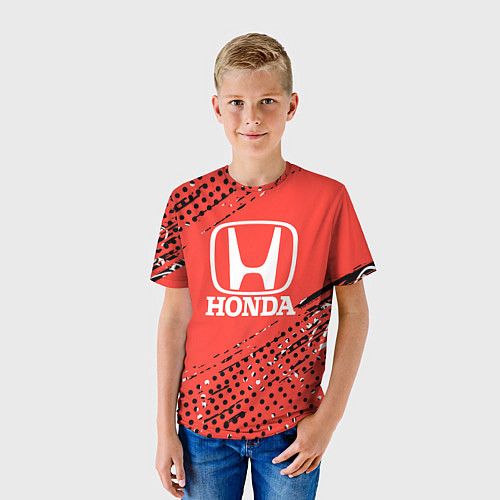 Детская футболка HONDA хонда sport / 3D-принт – фото 3