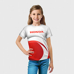 Футболка детская Хонда HONDA, цвет: 3D-принт — фото 2