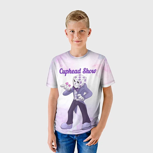Детская футболка Mr purple / 3D-принт – фото 3