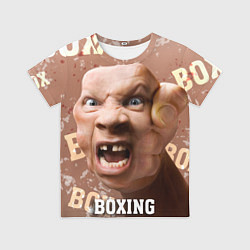 Футболка детская Boxing - телесный, цвет: 3D-принт