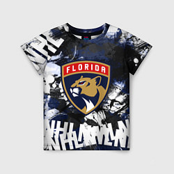 Футболка детская Florida Panthers, Флорида Пантерз, цвет: 3D-принт