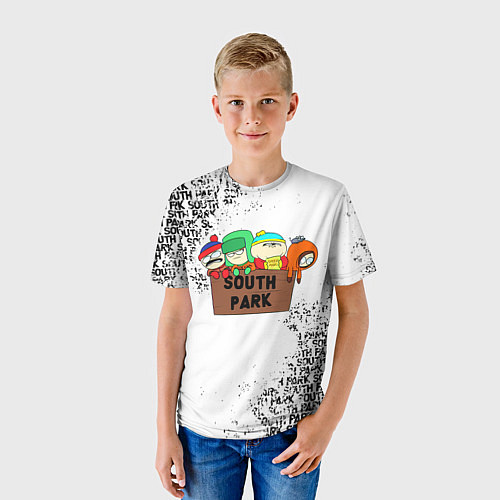Детская футболка Южный парк - персонажи South Park / 3D-принт – фото 3