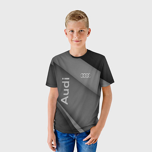 Детская футболка Ауди audi / 3D-принт – фото 3