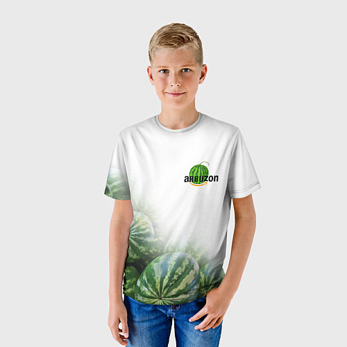 Детская футболка Арбузон - all / 3D-принт – фото 3