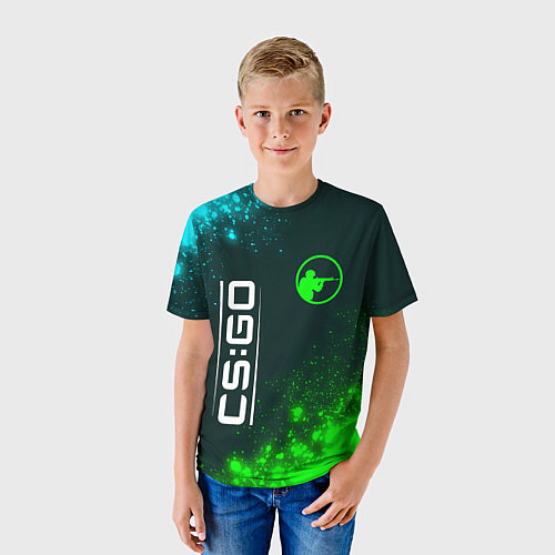Детская футболка CS:GO Краска / 3D-принт – фото 3