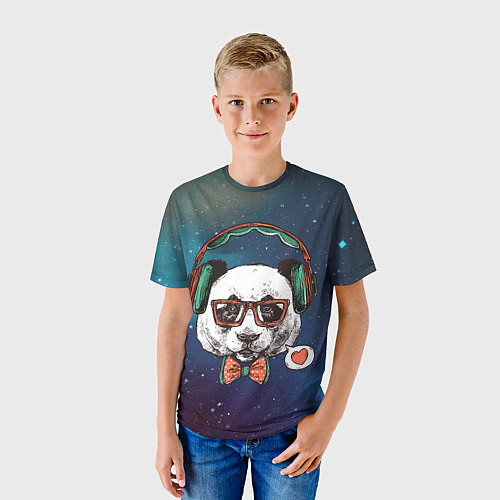 Детская футболка Панда Лав / 3D-принт – фото 3