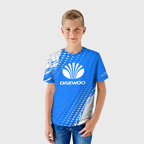 Детская футболка DAEWOO Autosport / 3D-принт – фото 3