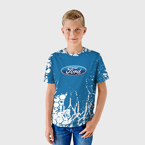 Детская футболка Ford форд / 3D-принт – фото 3
