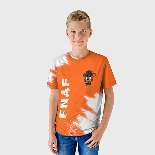 Детская футболка ФНАФ - ФРЕДДИ - Краска / 3D-принт – фото 3