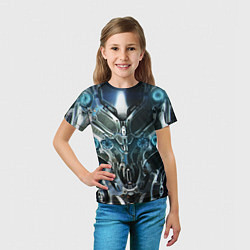 Футболка детская BIOROBOT, цвет: 3D-принт — фото 2
