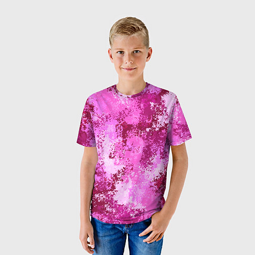 Детская футболка Спортивный камуфляж Пикси - Питахайя / 3D-принт – фото 3