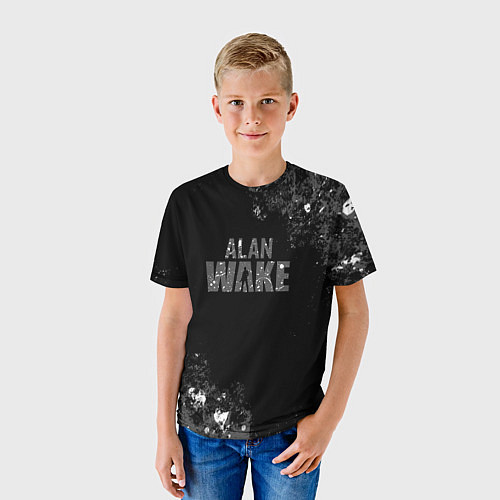 Детская футболка Alan wake алан уэйк / 3D-принт – фото 3