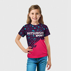 Футболка детская MITSUBISHI Sport Краски, цвет: 3D-принт — фото 2