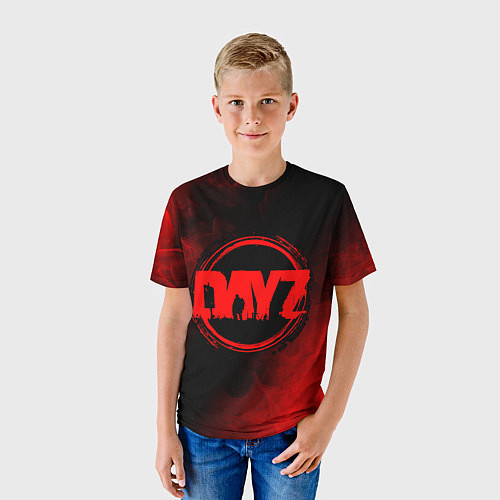 Детская футболка DAYZ Пламя / 3D-принт – фото 3