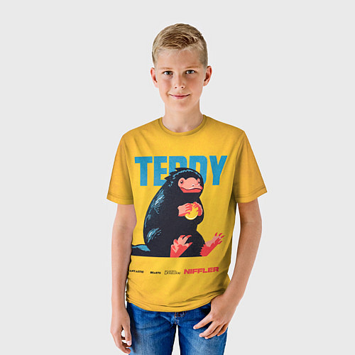 Детская футболка Фантастические Твари Ниффлер Тедди / 3D-принт – фото 3