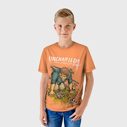 Детская футболка Uncharted 4 A Thiefs End / 3D-принт – фото 3