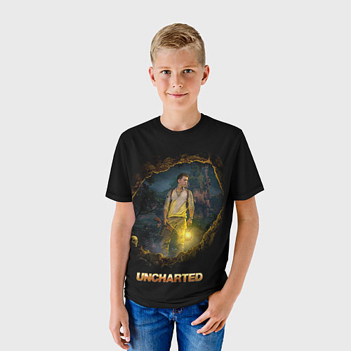 Детская футболка Uncharted Анчартед Фильм / 3D-принт – фото 3