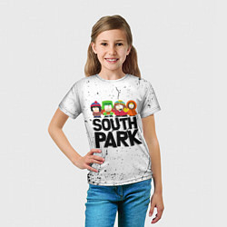 Футболка детская Южный парк мультфильм - персонажи South Park, цвет: 3D-принт — фото 2