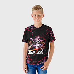 Футболка детская Опасная Майн, цвет: 3D-принт — фото 2