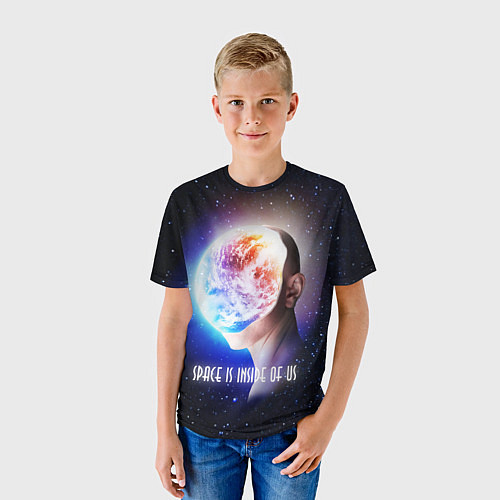 Детская футболка Космос внутри нас / 3D-принт – фото 3
