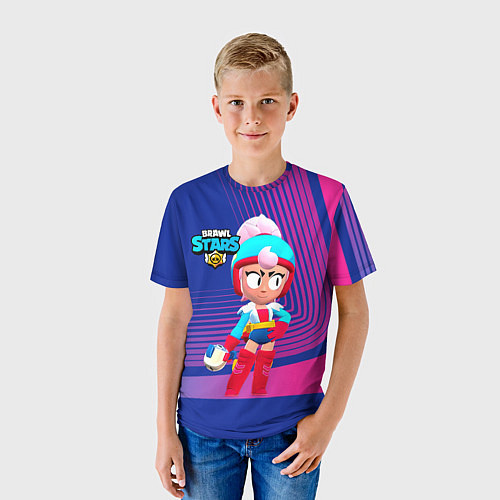 Детская футболка BRAWLSTARS JANET ДЖАНЕТ / 3D-принт – фото 3