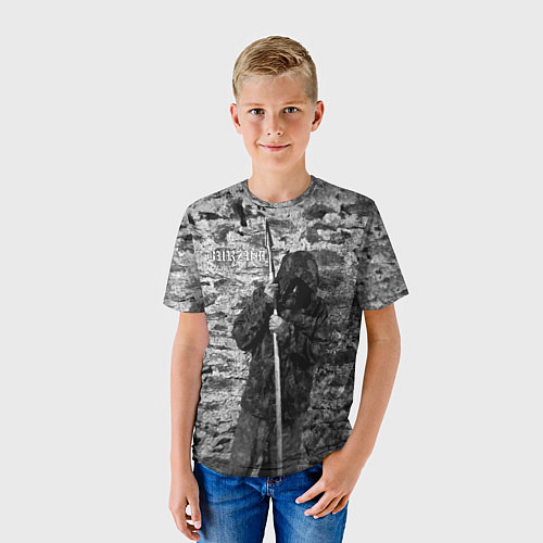 Детская футболка Варг Викернес с пикой / 3D-принт – фото 3