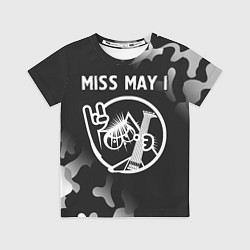 Футболка детская Miss May I КОТ Камуфляж, цвет: 3D-принт