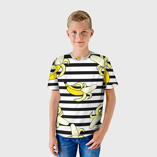 Детская футболка Banana pattern Summer / 3D-принт – фото 3