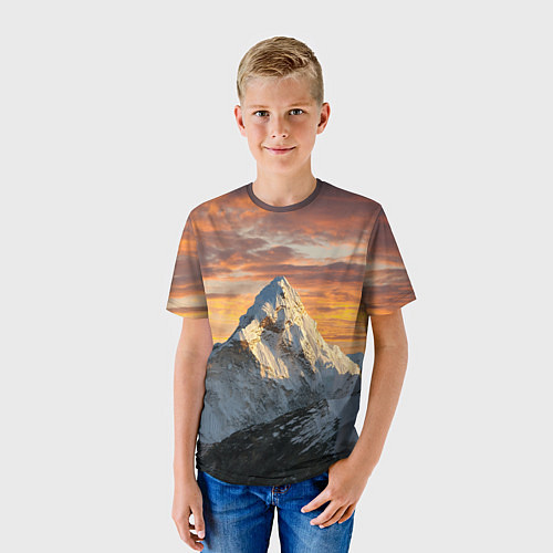 Детская футболка Та самая Джомолунгма Сагарматха Everest / 3D-принт – фото 3