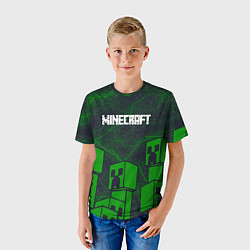 Футболка детская Minecraft майнкрафт Зомби, цвет: 3D-принт — фото 2