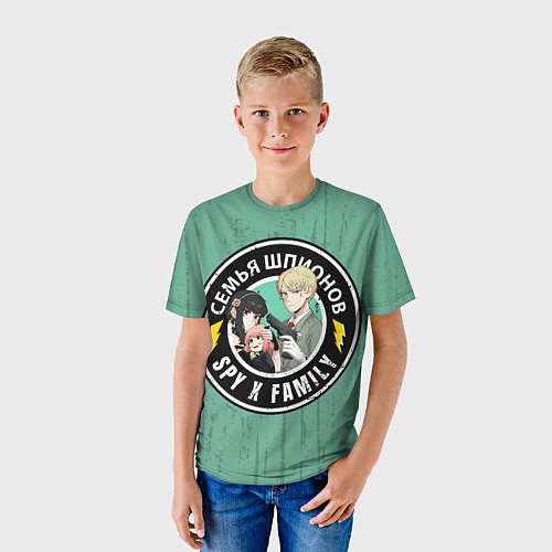 Детская футболка Семья шпионов / 3D-принт – фото 3
