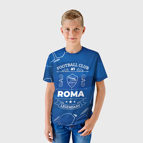 Детская футболка Roma FC 1 / 3D-принт – фото 3