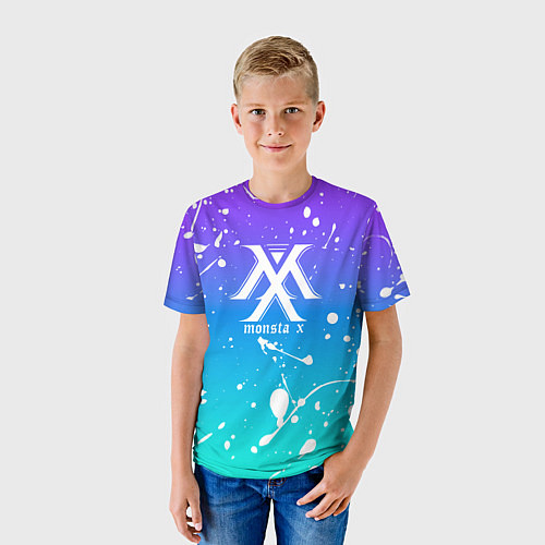 Детская футболка Monsta x / 3D-принт – фото 3