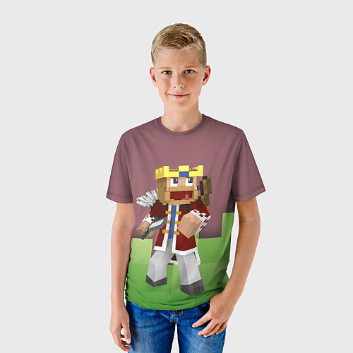 Детская футболка Minecraft Hero Video game / 3D-принт – фото 3
