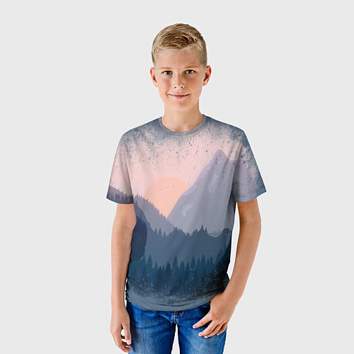 Детская футболка Call of the Mountain / 3D-принт – фото 3