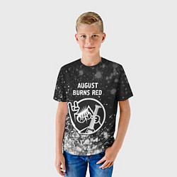 Футболка детская August Burns Red - КОТ - Краска, цвет: 3D-принт — фото 2