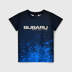 Футболка детская SUBARU RACING Арт, цвет: 3D-принт