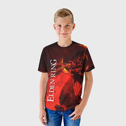 Детская футболка MALENIA - ELDEN RING ЕЛДЕН РИНГ / 3D-принт – фото 3