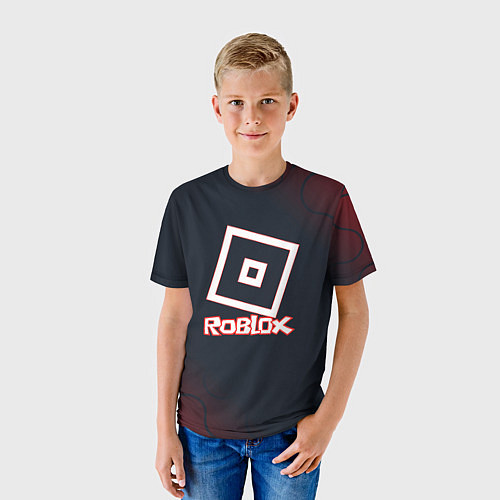 Детская футболка Roblox : logo / 3D-принт – фото 3