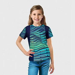Футболка детская Abstraction Архитектура, цвет: 3D-принт — фото 2