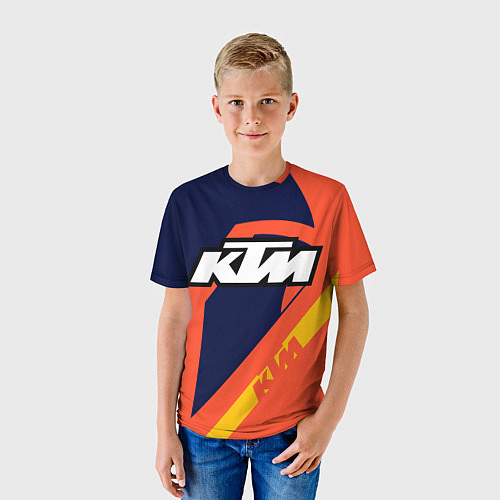 Детская футболка KTM VINTAGE SPORTWEAR / 3D-принт – фото 3