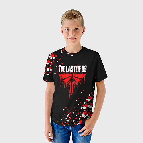 Детская футболка The last of us 2 - цикады текстура / 3D-принт – фото 3