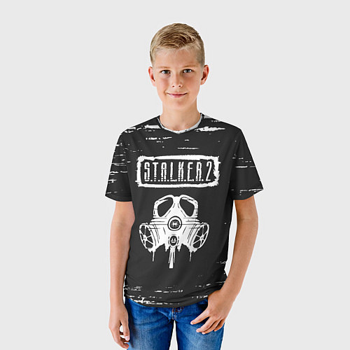 Детская футболка STALKER 2 Брызги / 3D-принт – фото 3