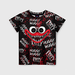 Футболка детская КРОВАВЫЙ ХАГГИ ВАГГИ - BLOODY HUGGY WUGGY, цвет: 3D-принт