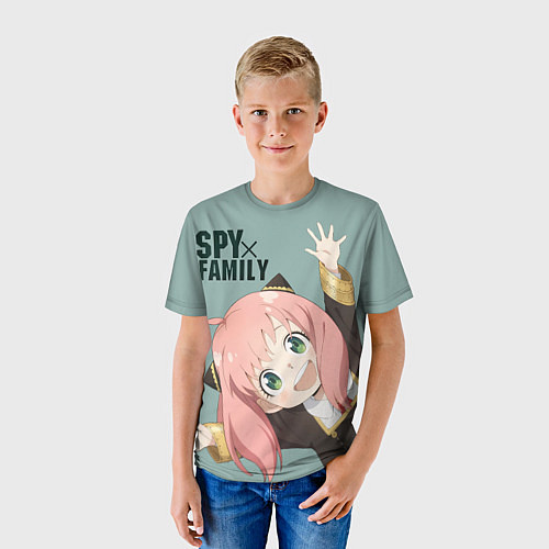 Детская футболка Аня Форджер Spy Family / 3D-принт – фото 3