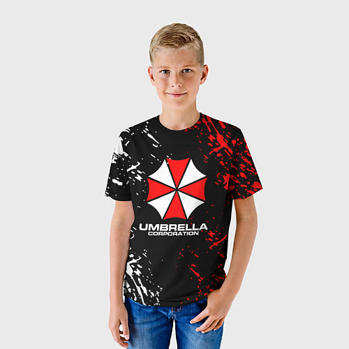 Детская футболка Umbrella Corporation Resident Evil / 3D-принт – фото 3
